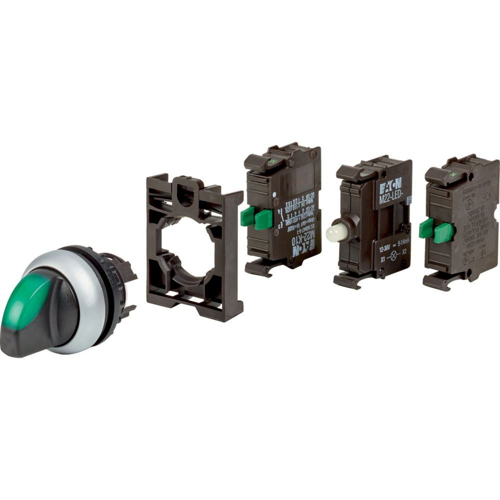 110925 M22-WRLK3-G-2K10LED-BVP, Eaton