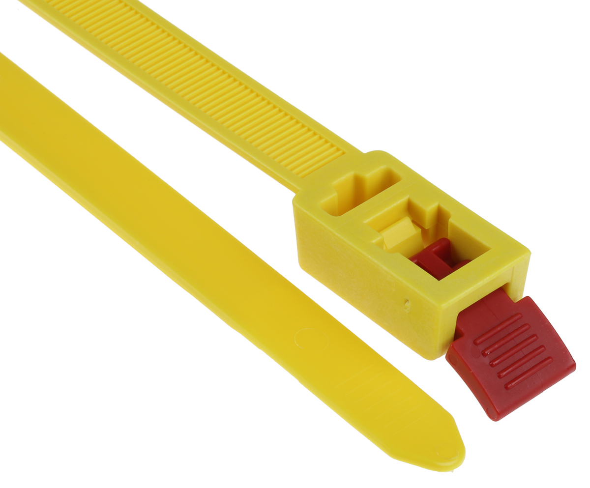 115-00001 SpeedyTie (RTT750HR)-PA66-RD/YE, HellermannTyton