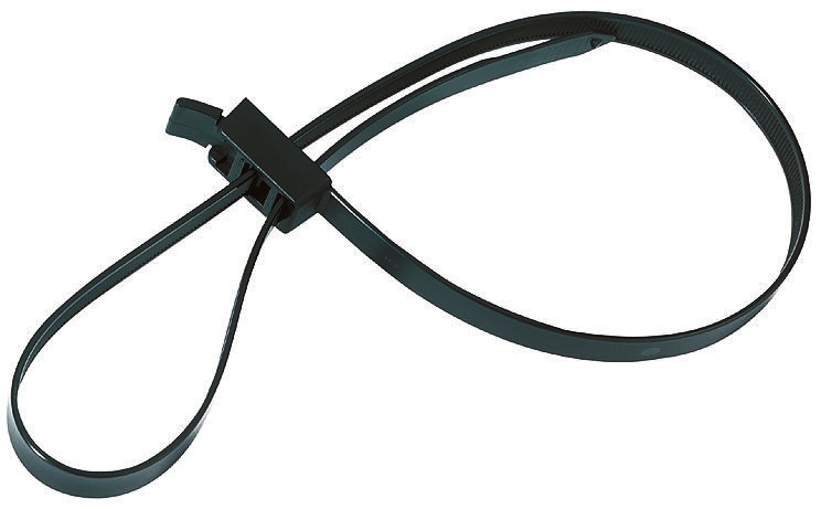 115-00030 SpeedyTie (RTT750HR)-PA66HIR(S)-BK/RD, HellermannTyton