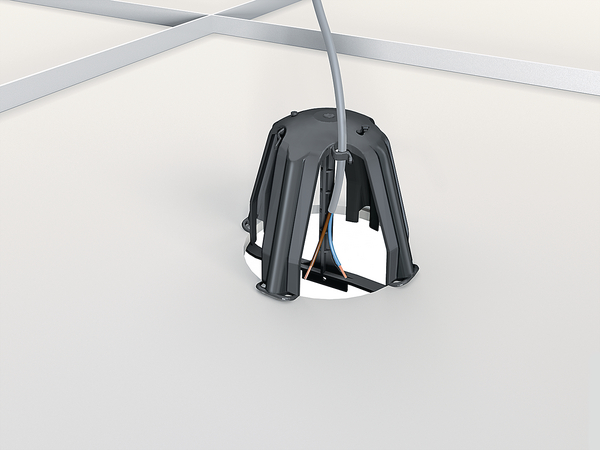 148-00076 SPOTCLIP-I-PA66GF15-BK, HellermannTyton