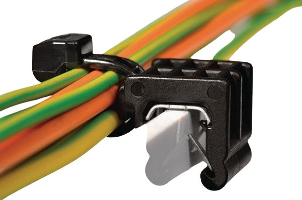 150-40591 T50ROSEC5A-PA66HS/PA66HIRHS-BK, HellermannTyton