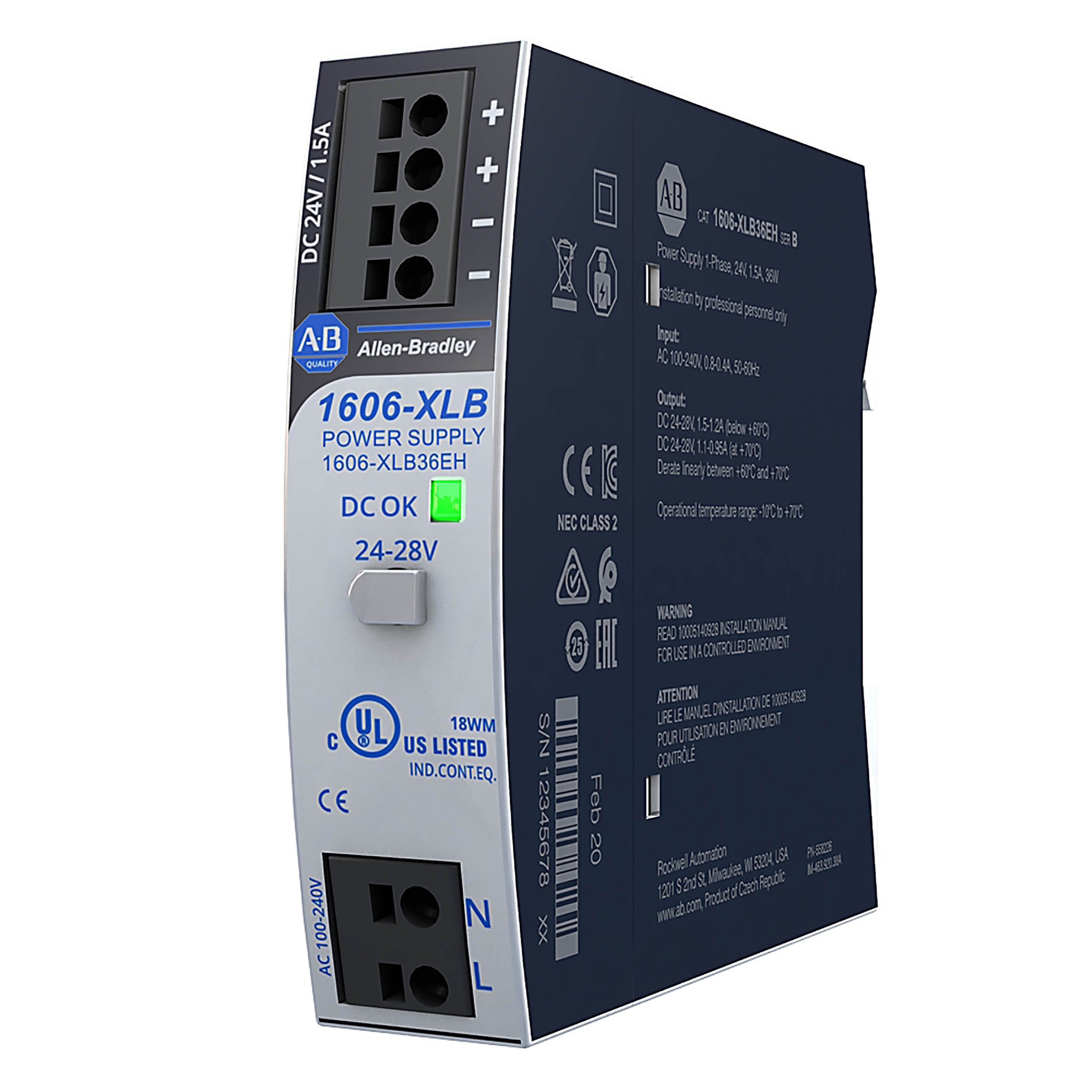 1606-XLB36EH, Allen Bradley