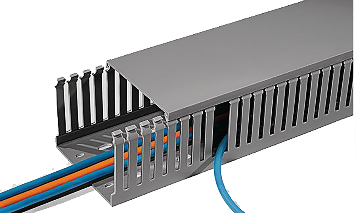 185-42020 HTWD-PD-20X20-PVC-GY, HellermannTyton