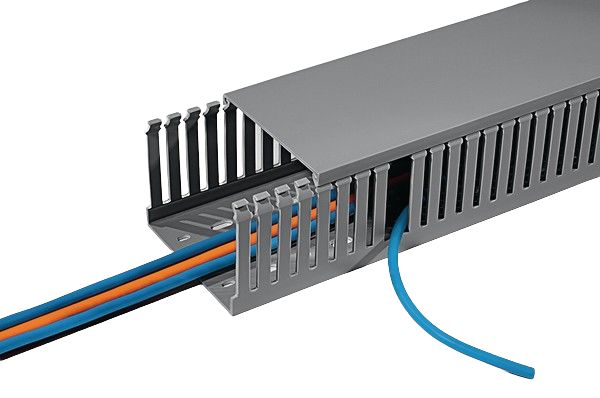 185-42525 HTWD-PD-25X25-PVC-GY, HellermannTyton