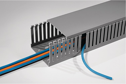 185-43750 HTWD-PD-37.5X50-PVC-GY, HellermannTyton