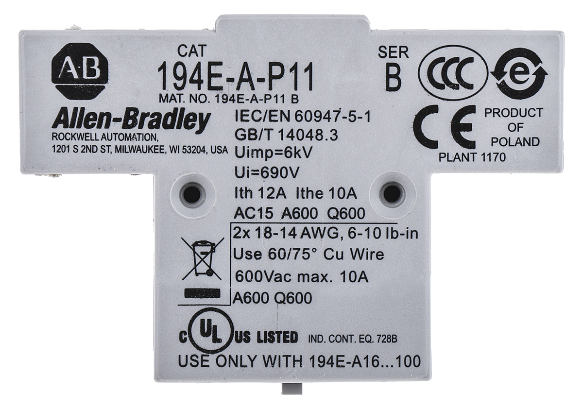 194E-A-P11, Allen Bradley