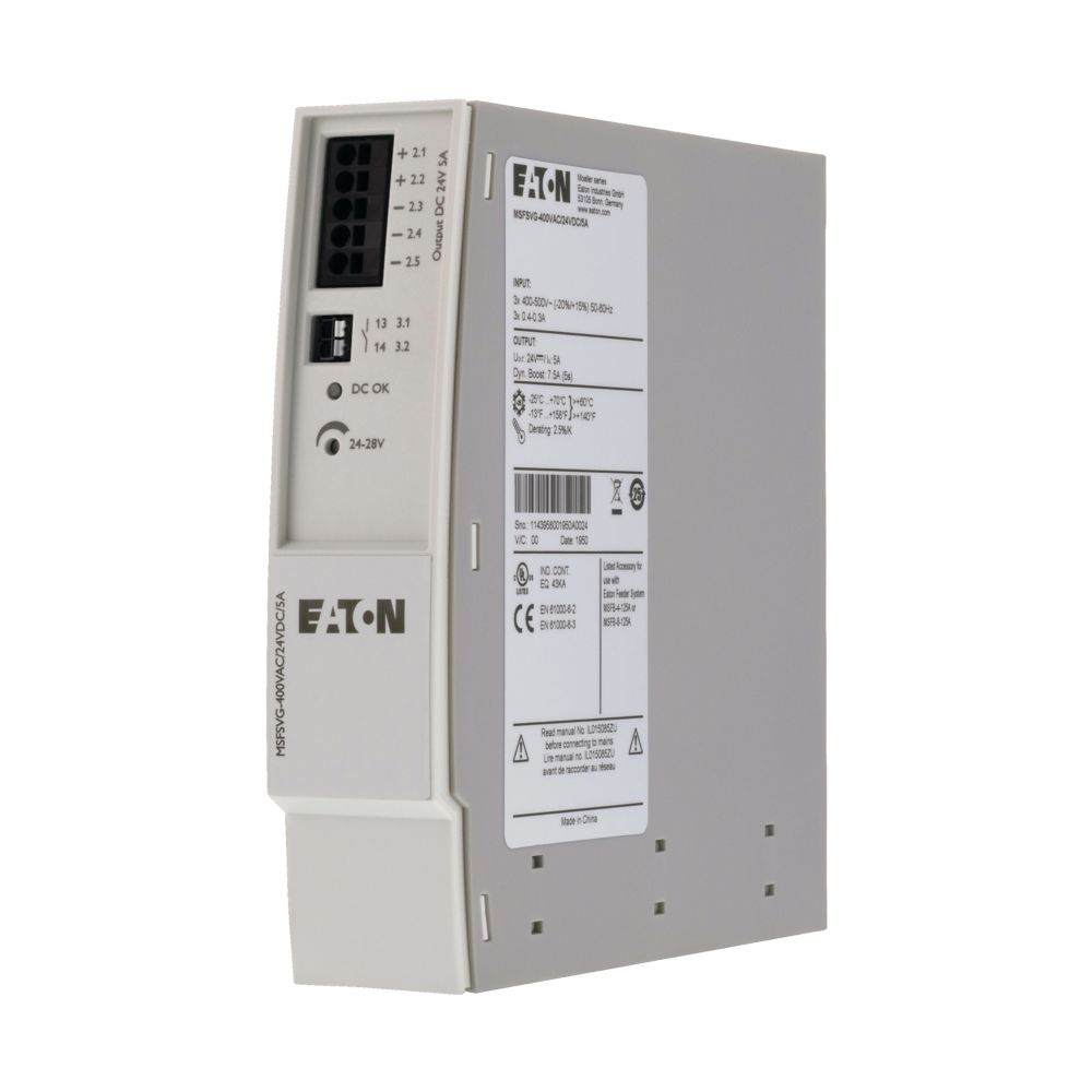 198267 MSFSVG-400VAC/24VDC/5A, Eaton
