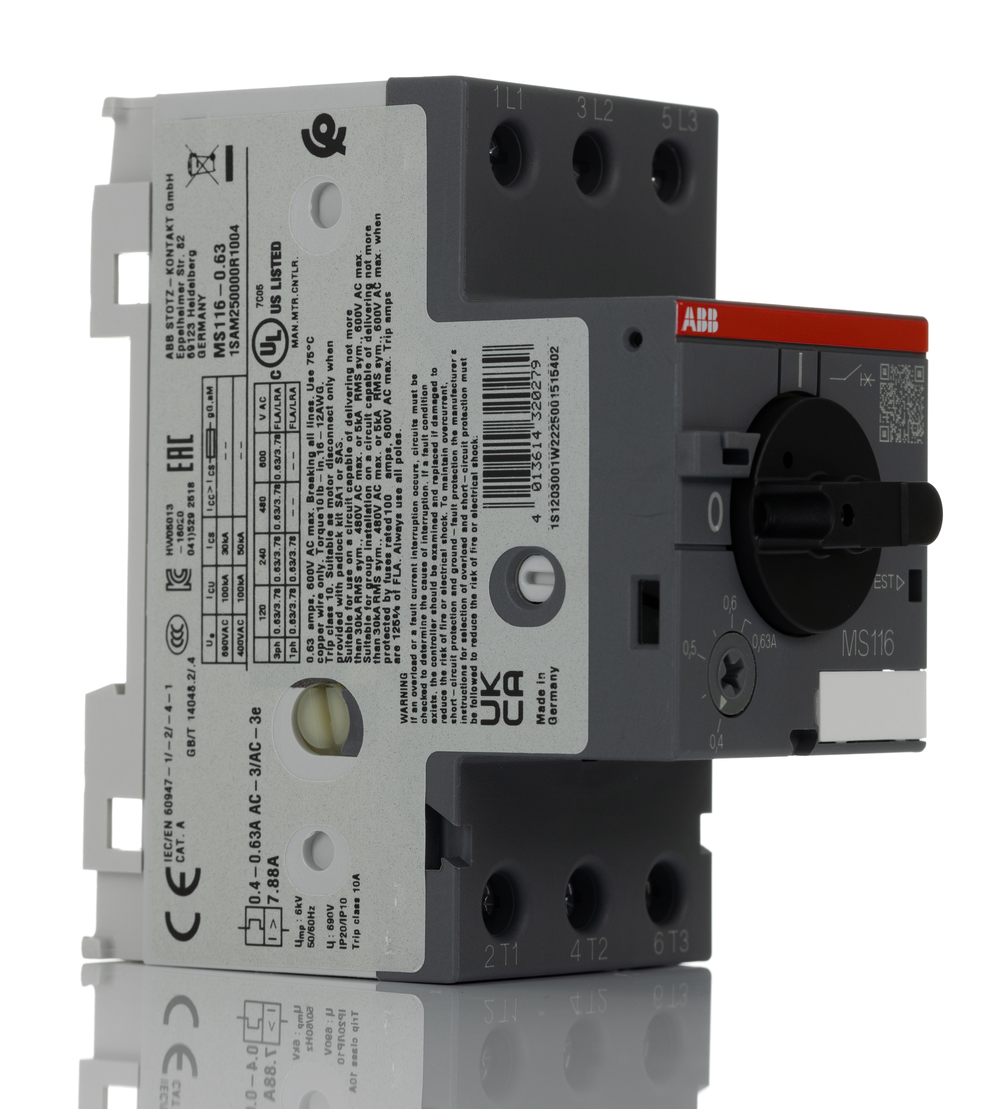 1SAM250000R1004  MS116-0.63, ABB
