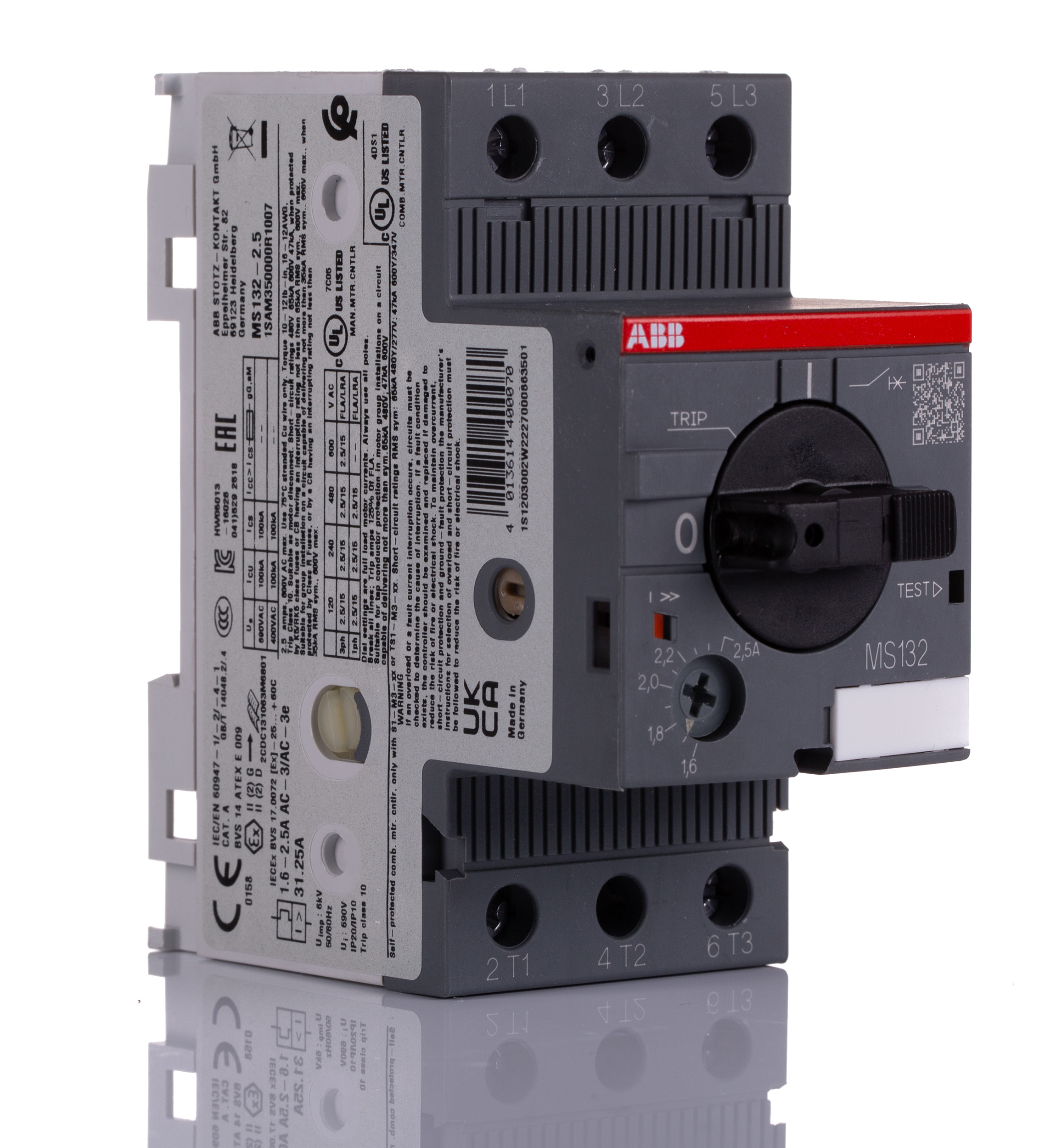 1SAM350000R1007  MS132-2.5, ABB