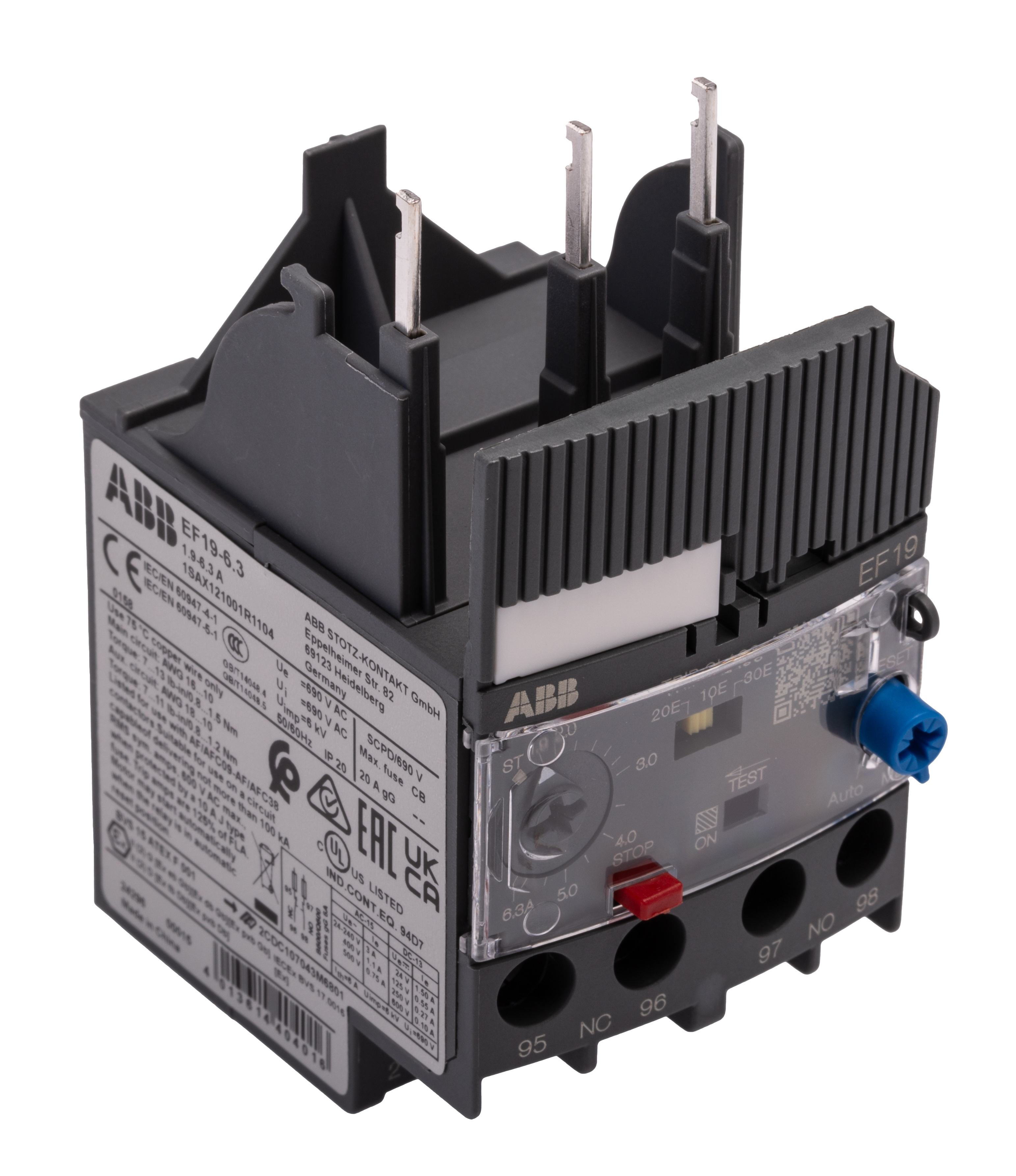 1SAX121001R1104  EF19-6.3, ABB