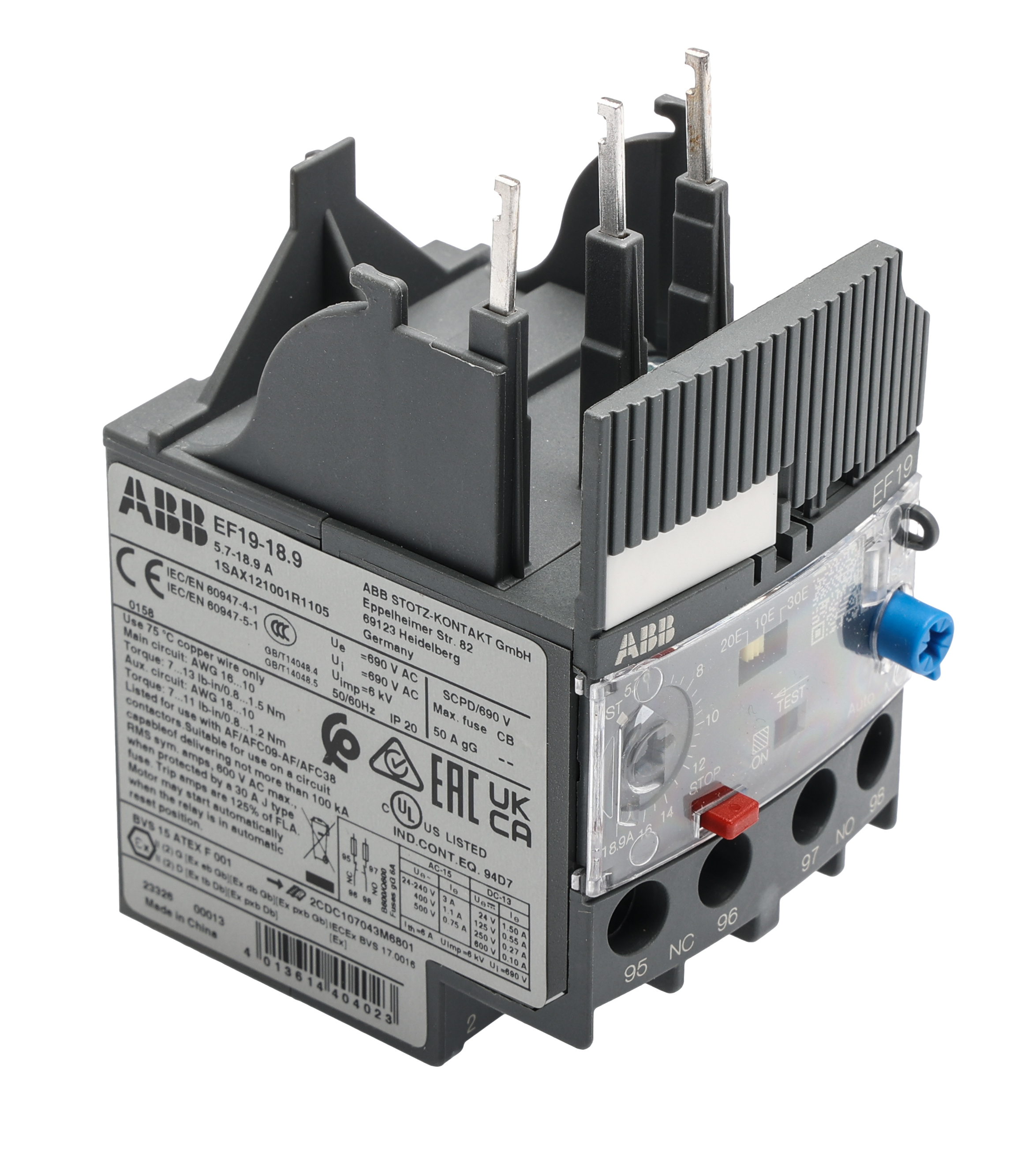 1SAX121001R1105  EF19-18.9, ABB