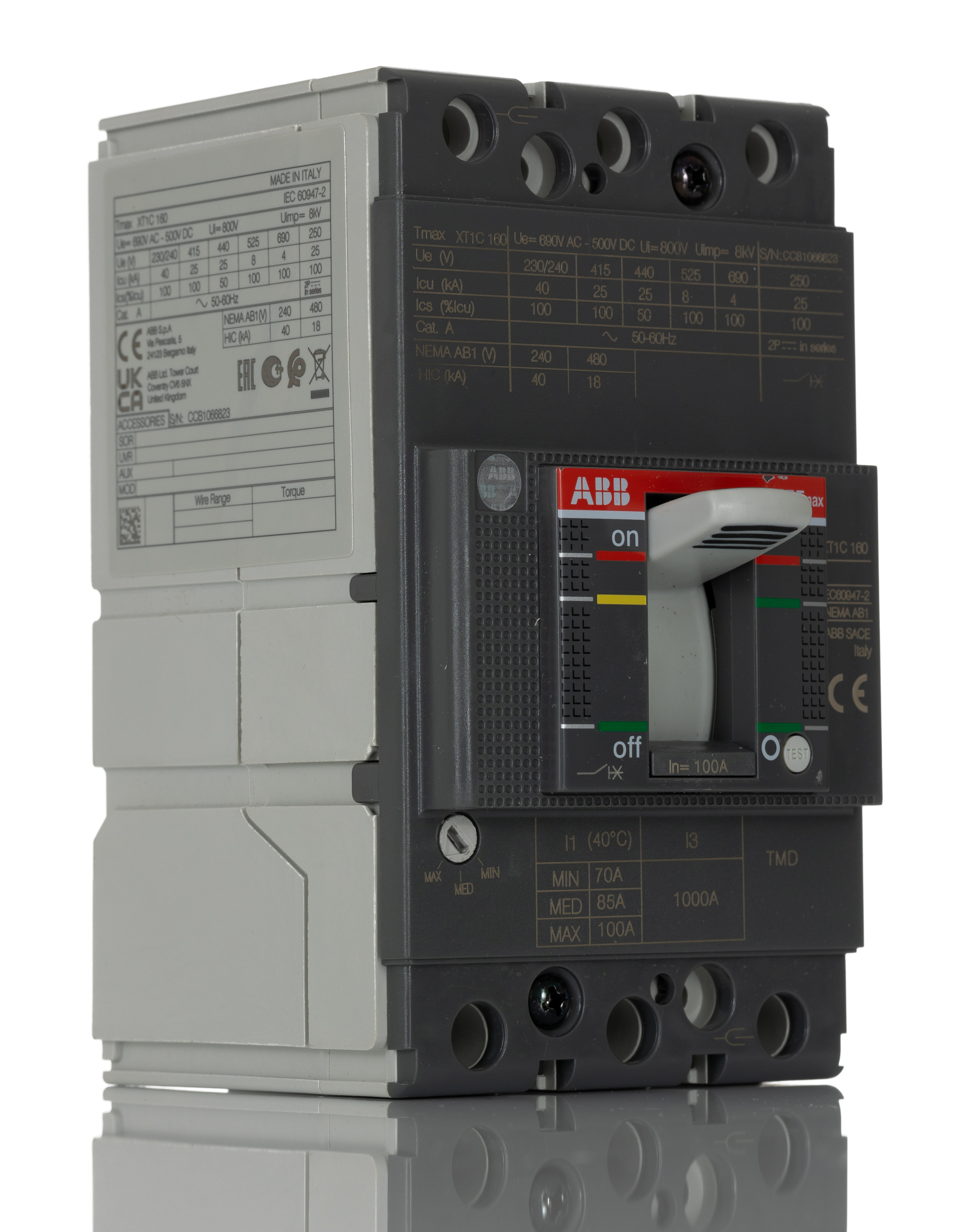 1SDA067397R1 XT1C 160 TMD 100A FF, ABB