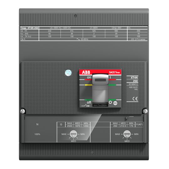 1SDA068093R1 XT4N 160 TMD 16A FF, ABB