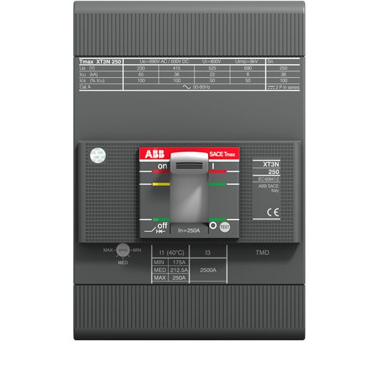 1SDA068265R1 XT3S 250 TMG 63A FF, ABB