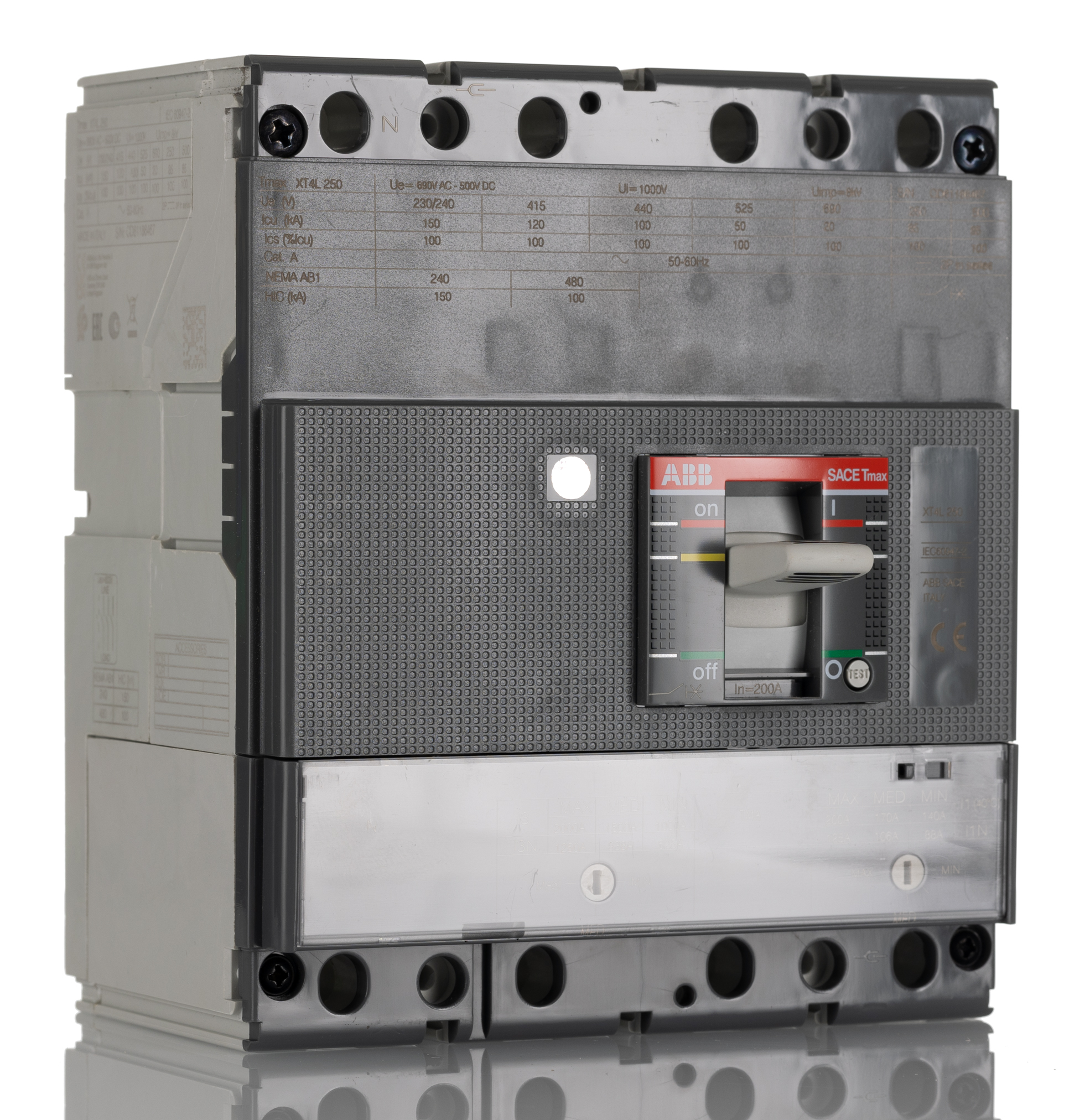 1SDA068390R1 XT4L 250 TMA 200A 3P+N FF, ABB