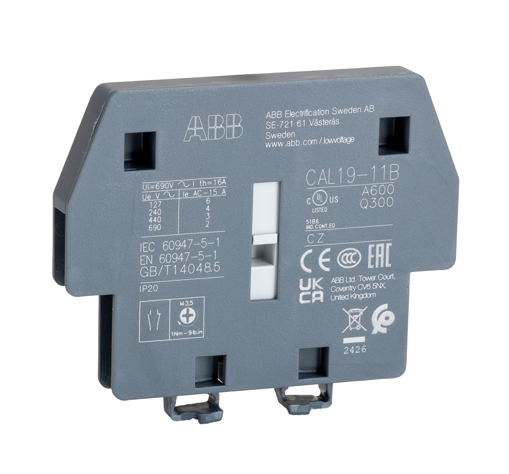 1SFN010820R3311  CAL19-11B, ABB