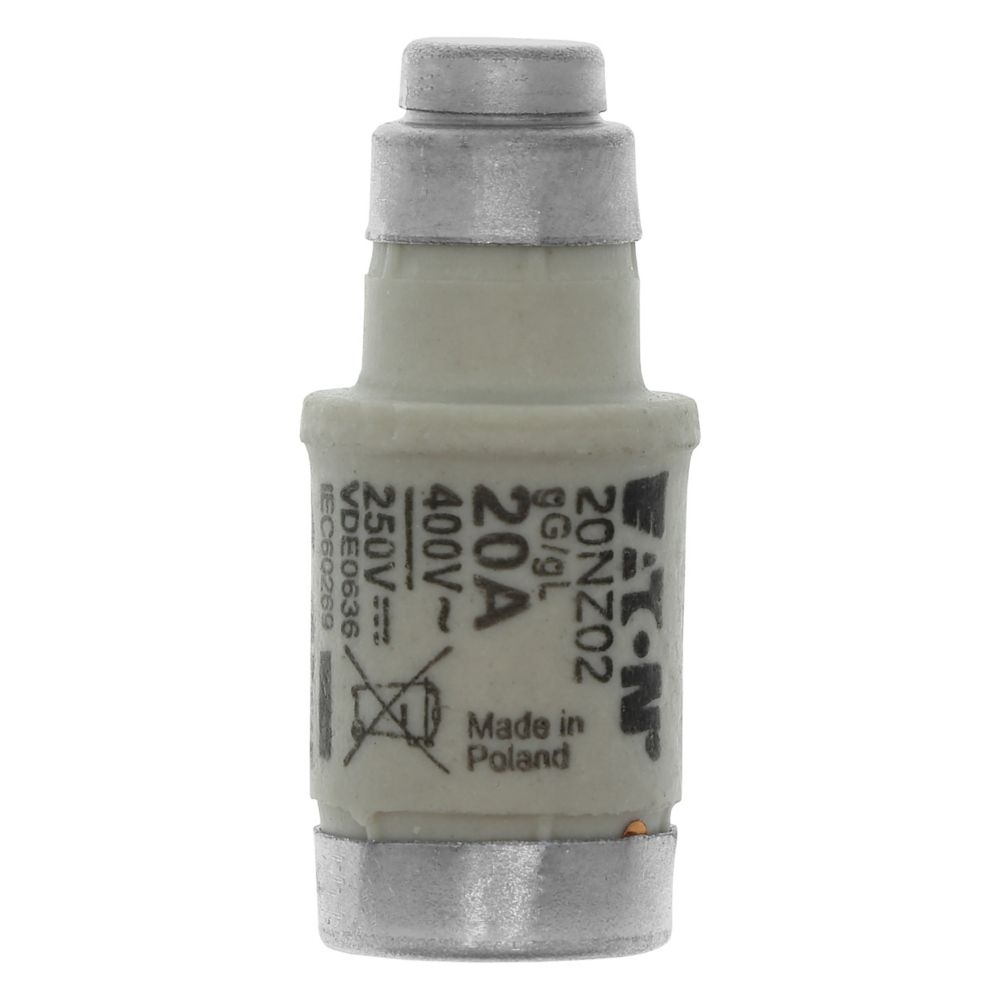 20NZ02 FUSE-D02 20A T GL/GG 400VAC E18, Eaton
