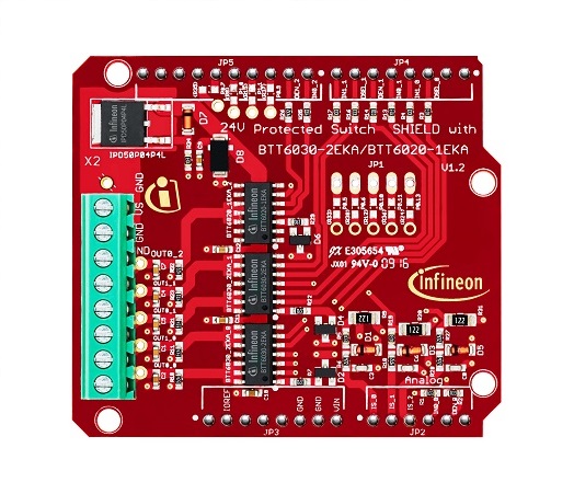 24VSHIELDBTT6030TOBO1, Infineon
