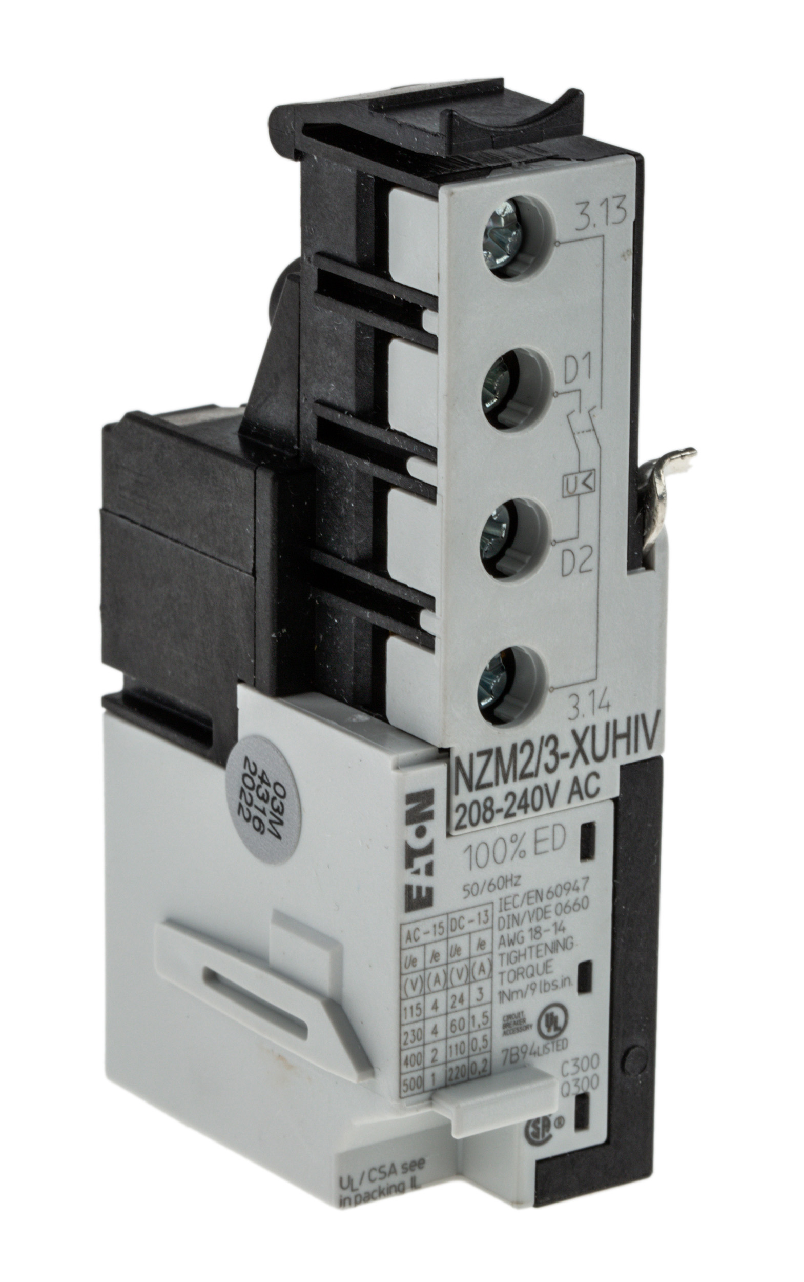 259591 NZM2/3-XUHIV208-240AC, Eaton