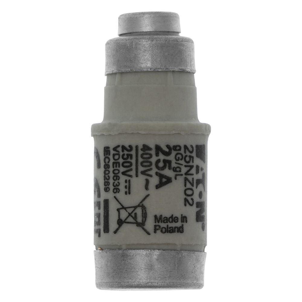 25NZ02 FUSE-D02 25A T GL/GG 400VAC E18, Eaton