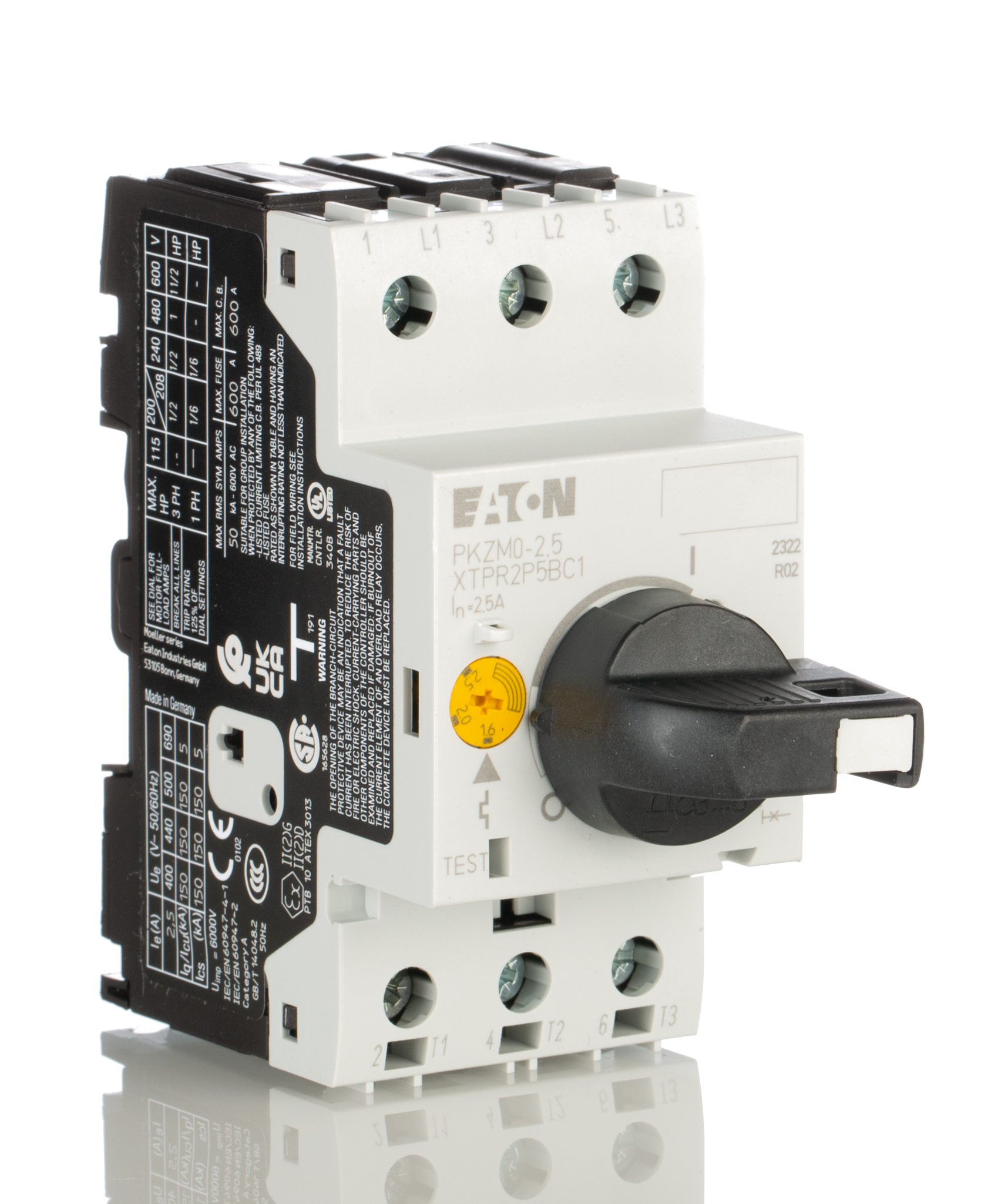 265337 PKZM0-2,5/AK, Eaton