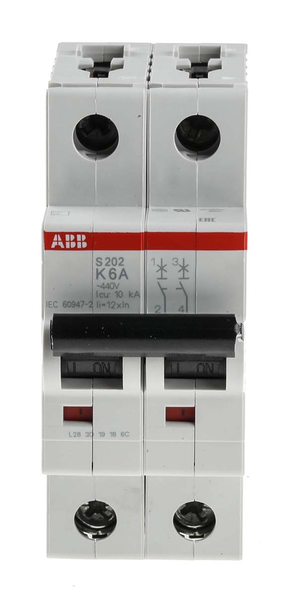 2CDS252001R0377  S202-K6, ABB