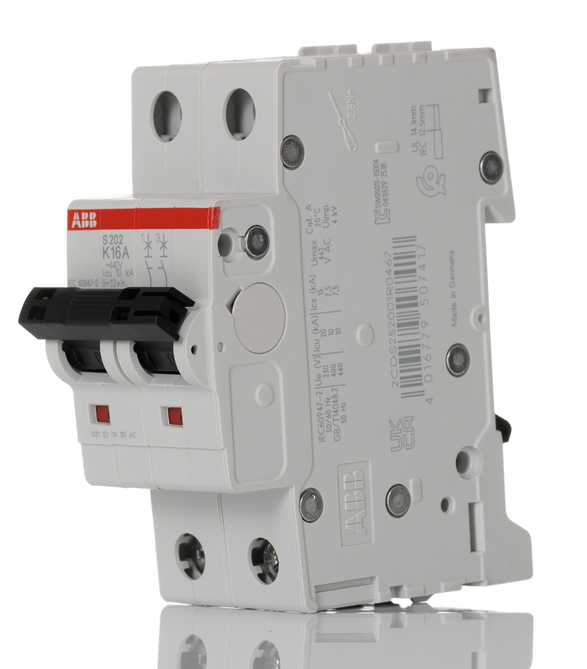 2CDS252001R0467  S202-K16, ABB
