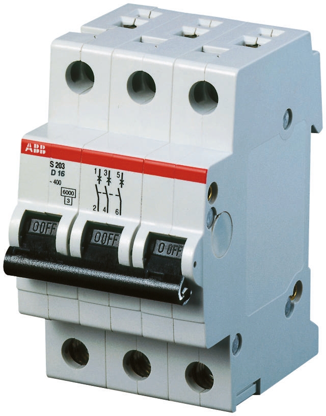 2CDS253001R0061  S203-D6, ABB
