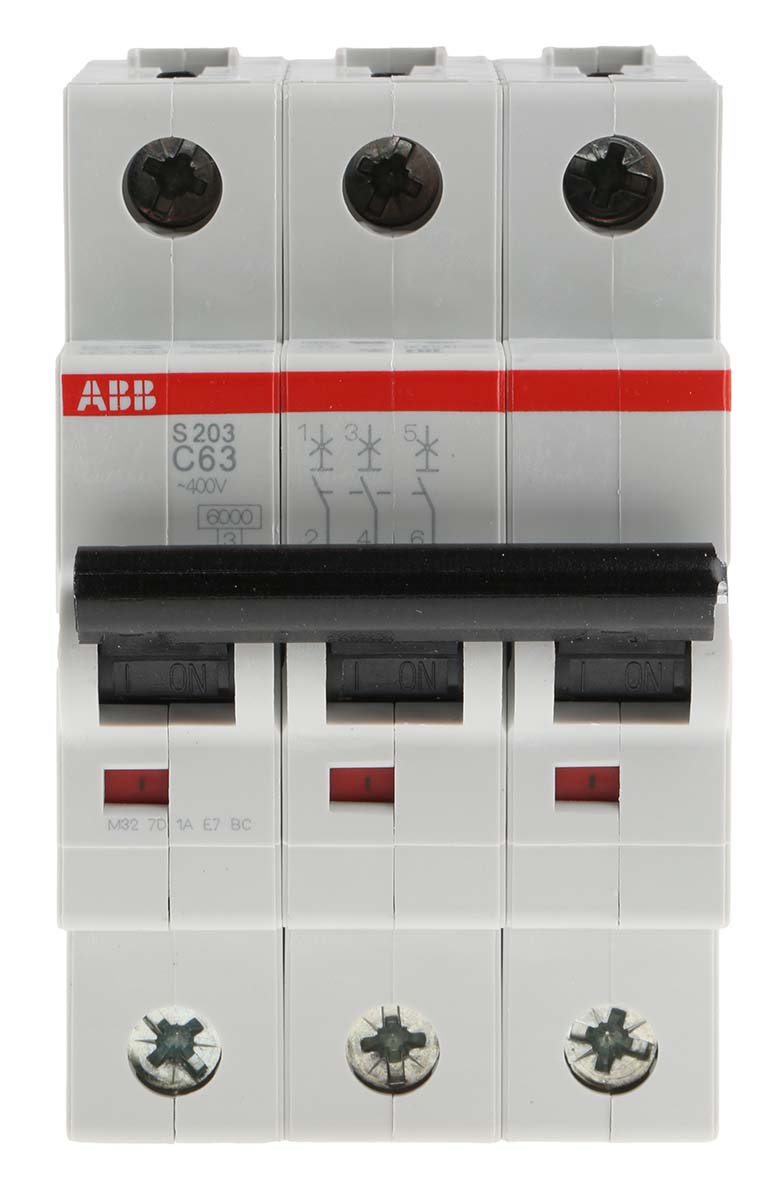 2CDS253001R0634  S203-C63, ABB