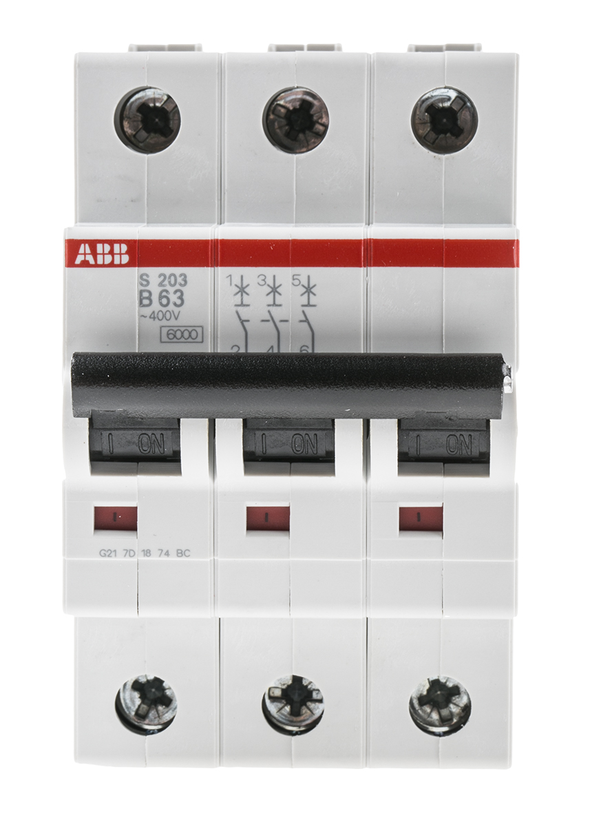 2CDS253001R0635  S203-B63, ABB