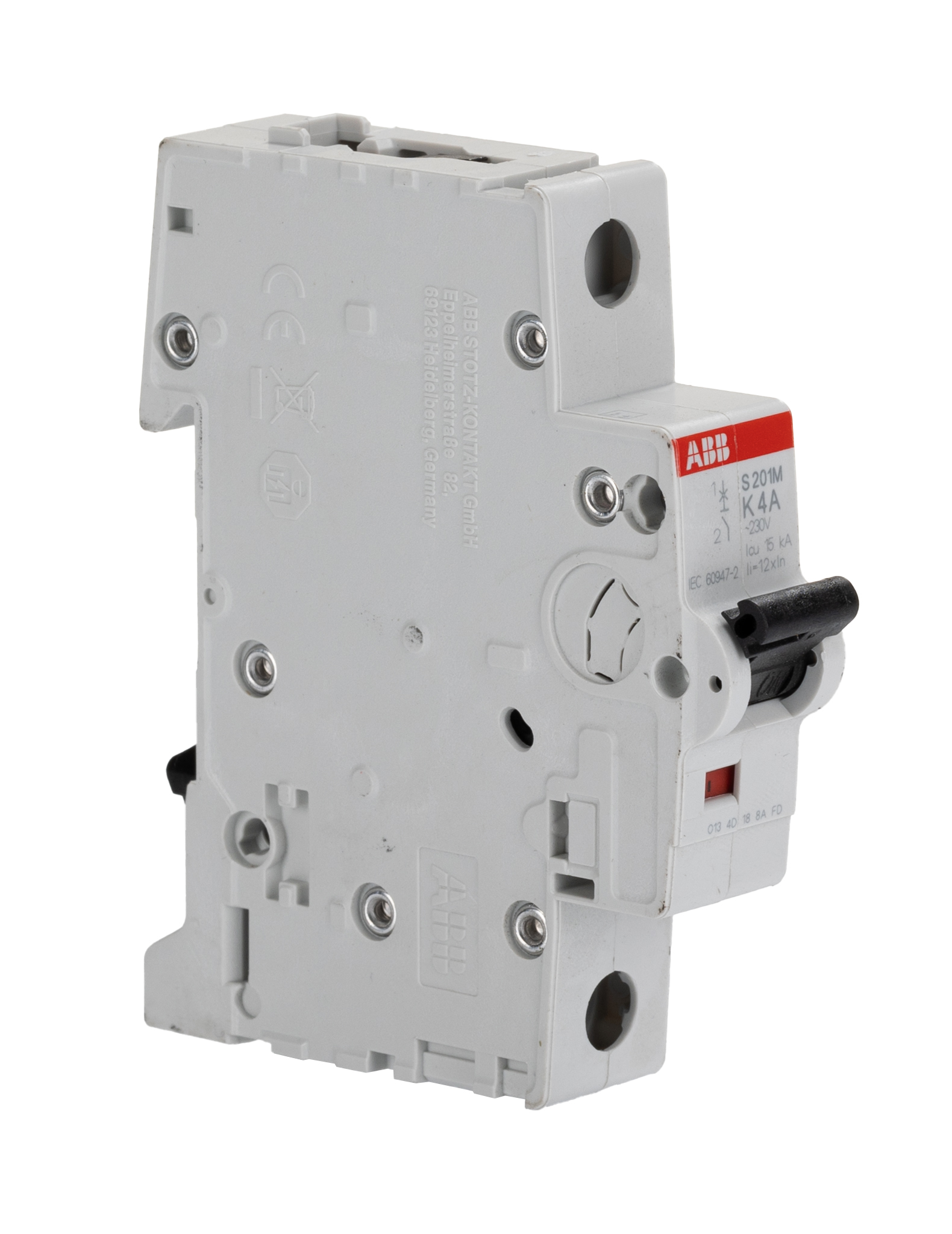 2CDS271001R0337 S201M K 4A - 15 KA, ABB