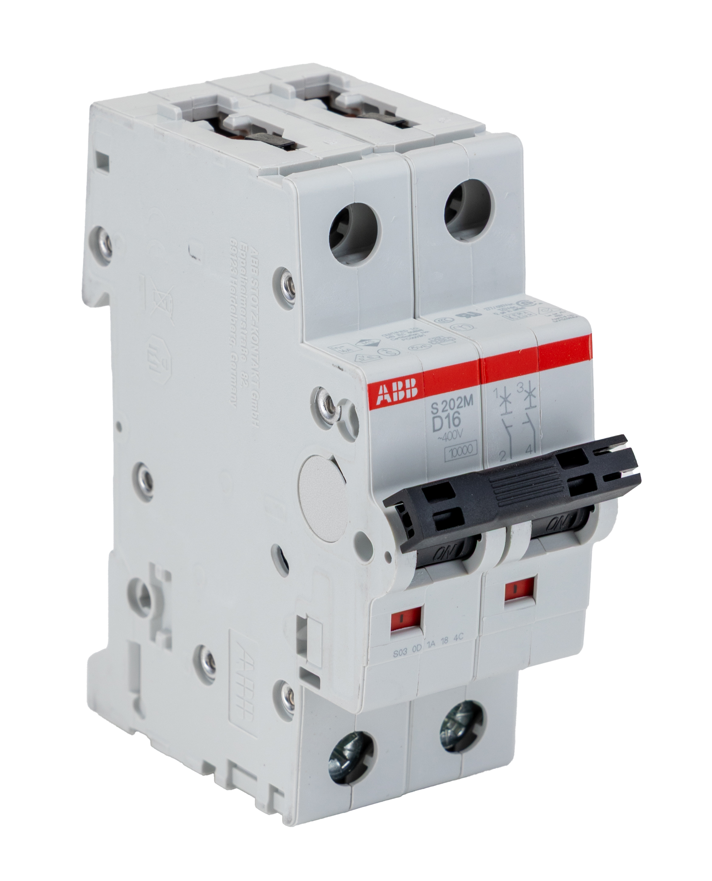 2CDS272001R0161 S202M D 16A - 15 KA, ABB