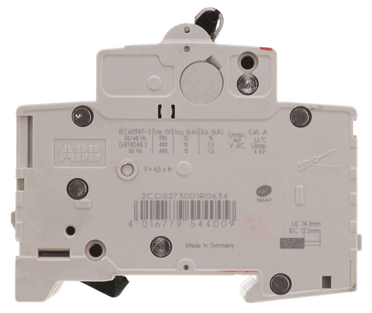 2CDS273001R0634  S203M-C63, ABB