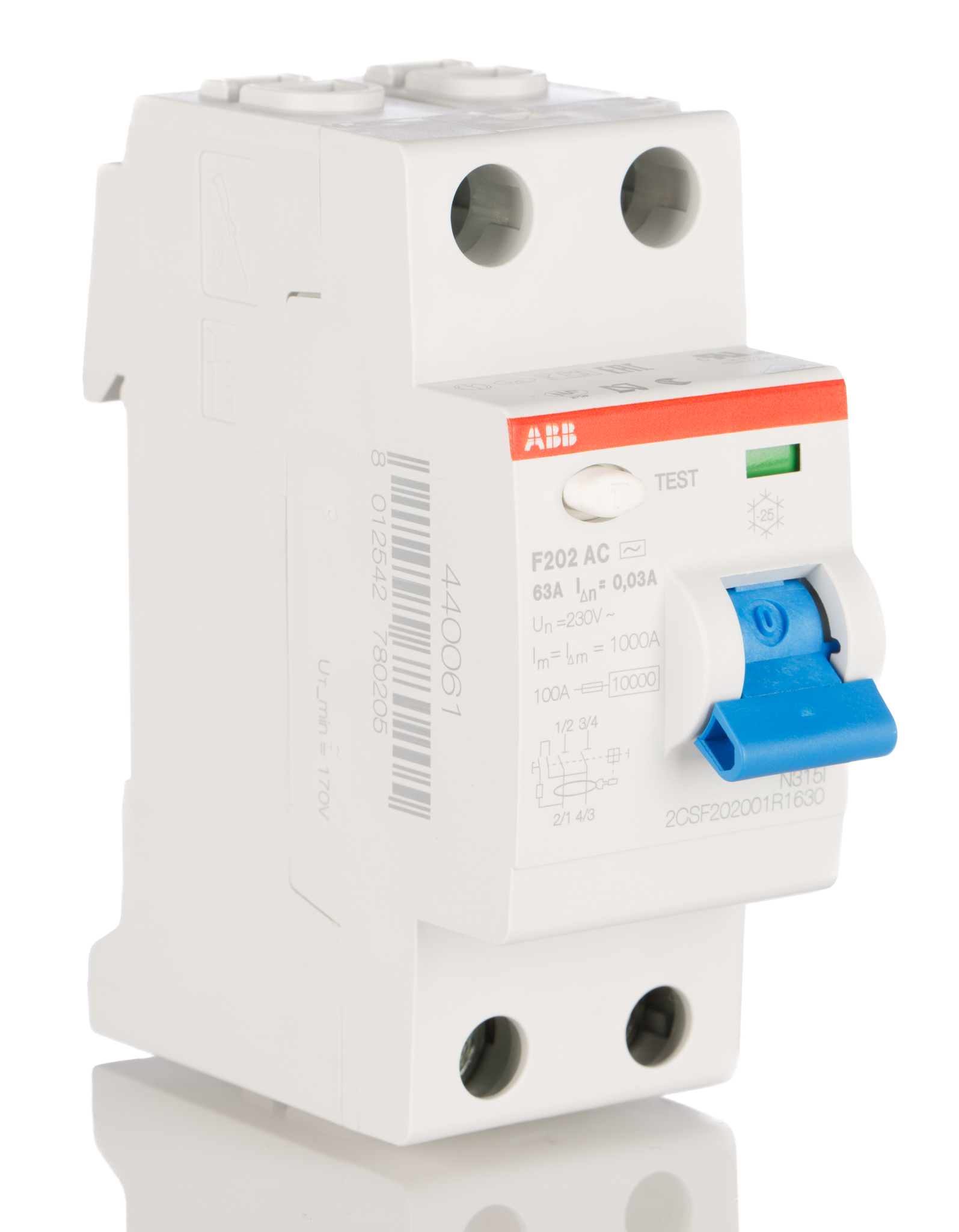 2CSF202001R1630  F202 AC-63/0,03, ABB