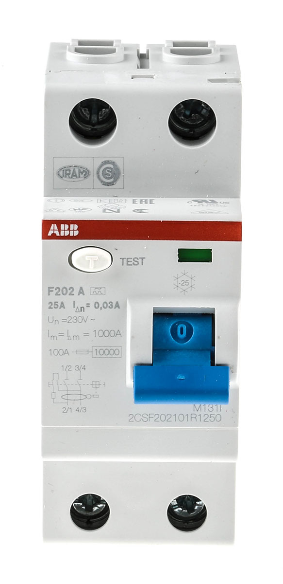 2CSF202101R1250 - F202A-25/0.03, ABB