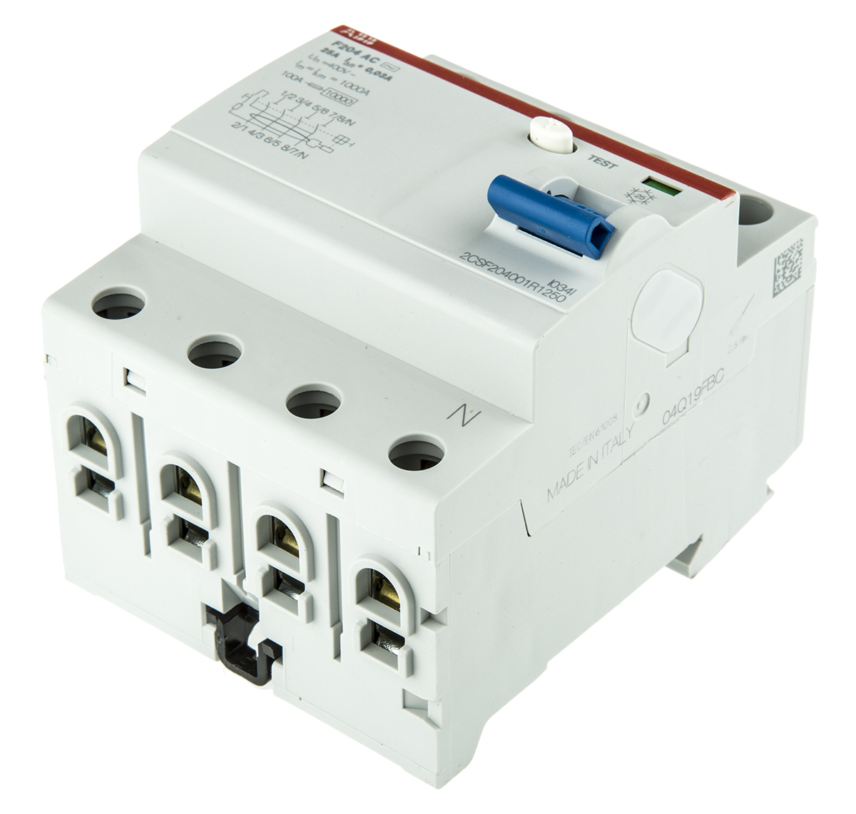 2CSF204001R1250  F204 AC-25/0,03, ABB