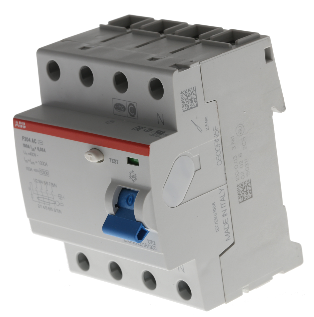2CSF204001R1900  F204 AC-100/0,03, ABB