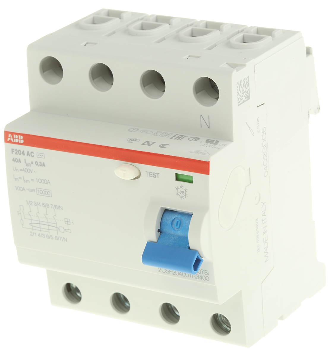 2CSF204001R3400  F204 AC-40/0,3, ABB