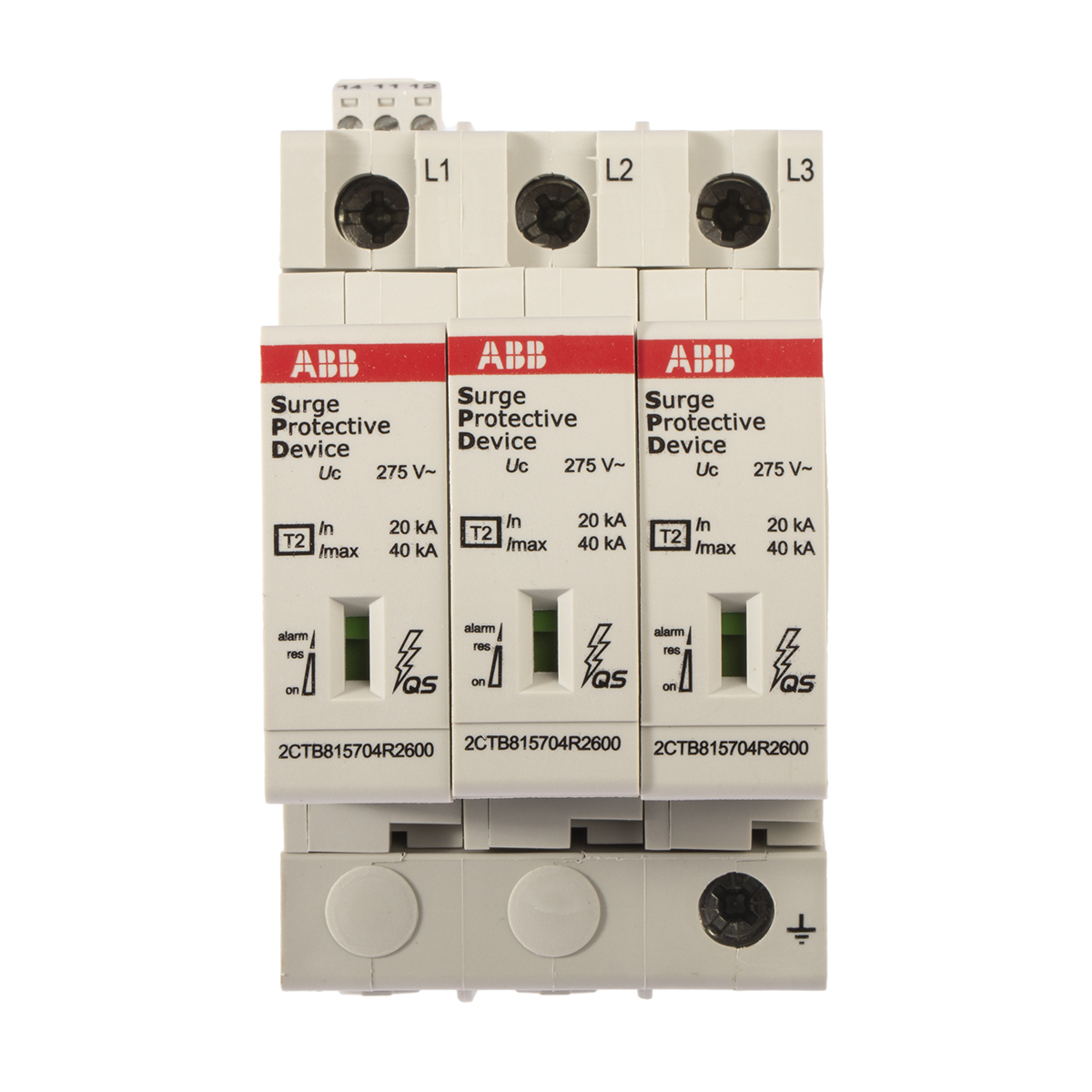 2CTB815704R0600  OVR T2 3L 40-275s P TS QS, ABB