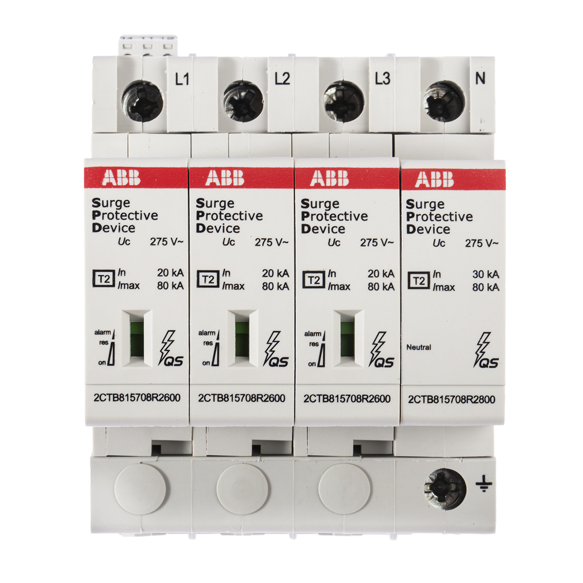 2CTB815708R0800  OVR T2 3N 80-275s P TS QS, ABB