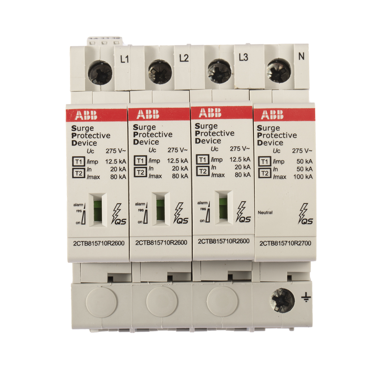 2CTB815710R0700  OVR T1-T2 3N 12.5-275s P TS QS, ABB