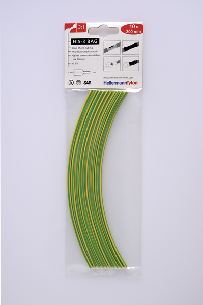 308-30617 HIS-3-BAG-6/2-PO-X-GNYE, HellermannTyton
