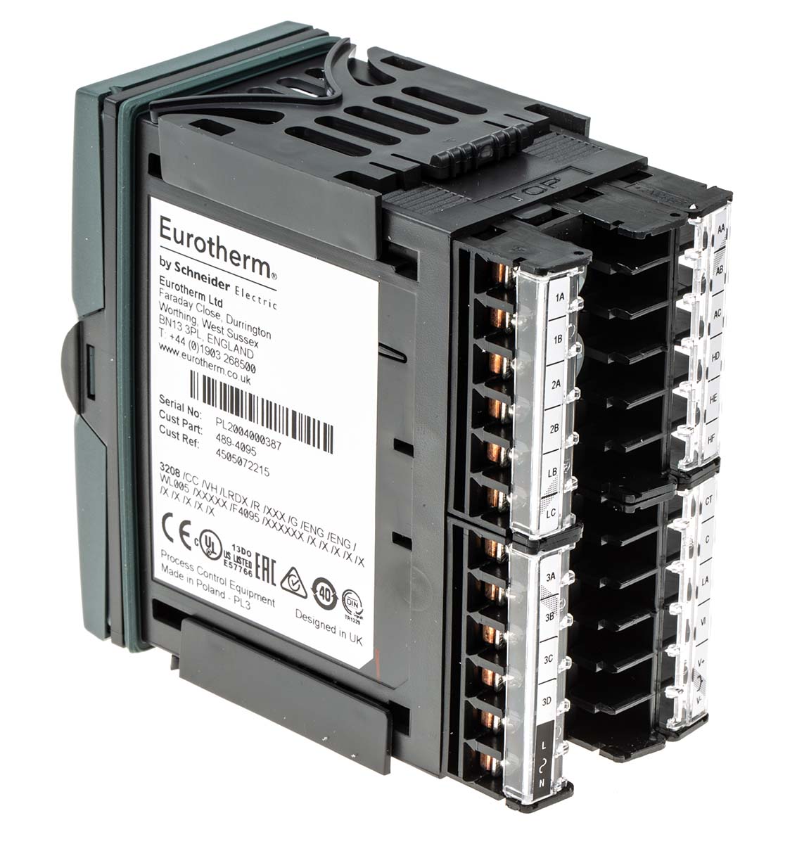 3208/CC/VH/LRDX/R, Eurotherm