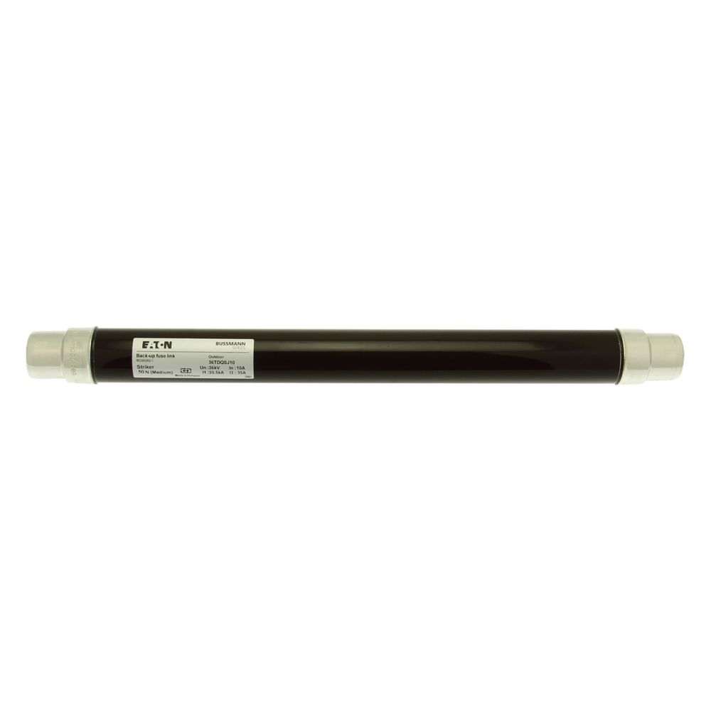 36TDQSJ10 36KV 10A 2" DIN Resin Seal Fuse, Eaton