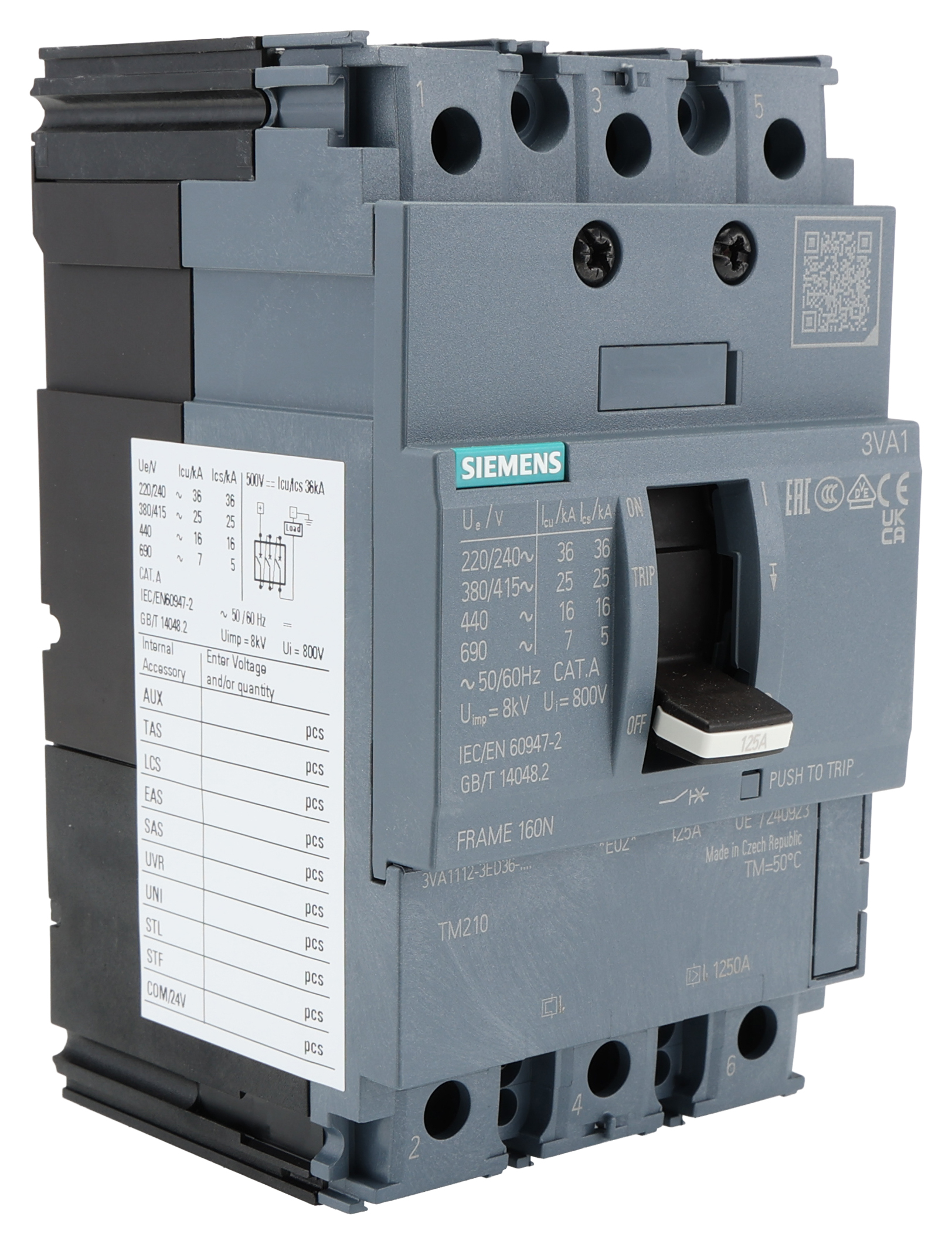 3VA1112-3ED36-0AA0, Siemens