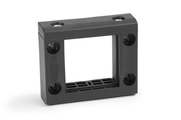 440-00000 VARIOPLATE-4_FRAME-PA66GF25-BK, HellermannTyton