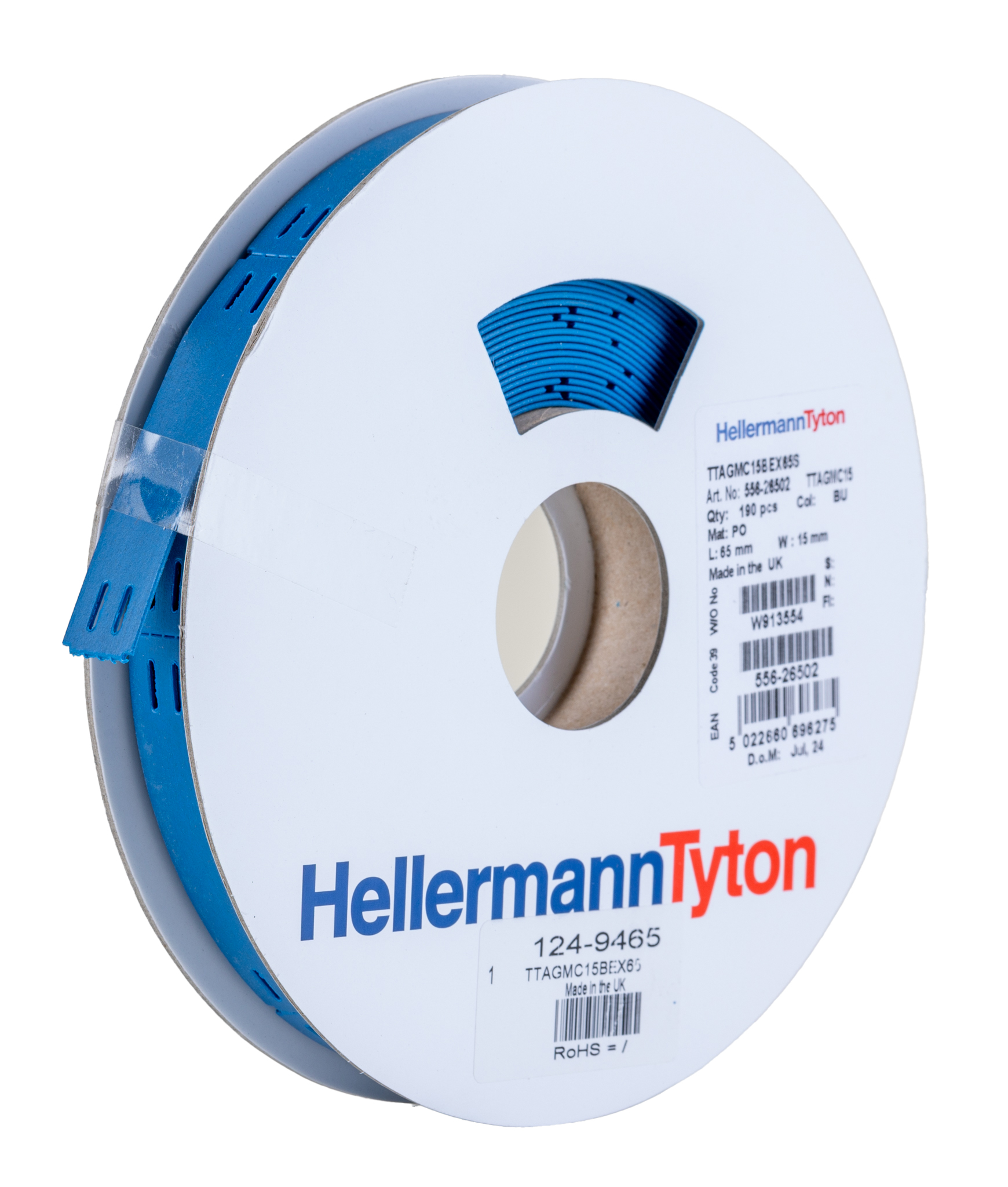 556-26502 TTAGMC15BEX65S-PO/MET-BU, HellermannTyton