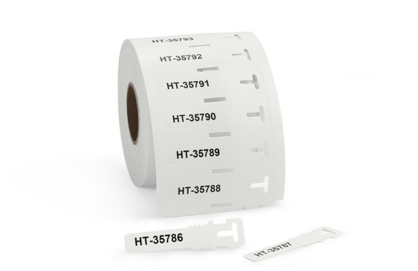 556-80584 TAGPU12X74-LOOP-PUR-WH, HellermannTyton