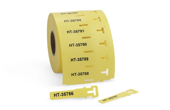 556-80585 TAGPU12X74-LOOP-PUR-YE, HellermannTyton