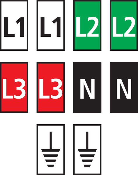 561-01301 WIC1-L1,L2,L3,N,EARTH-PA66-MIX, HellermannTyton